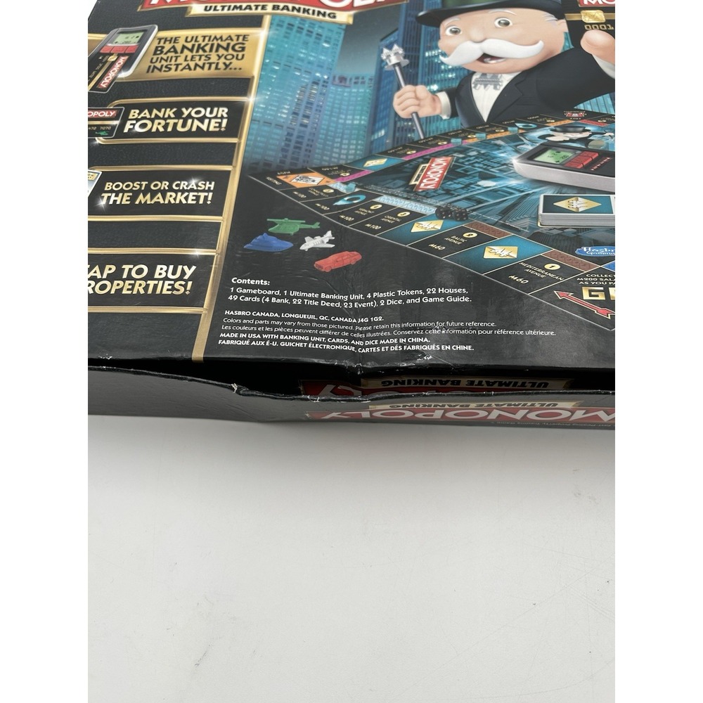 Monopoly Ultimate Banking Complete Unit Works Hasbro 2016 Electronic Finance - Picture 9 of 14